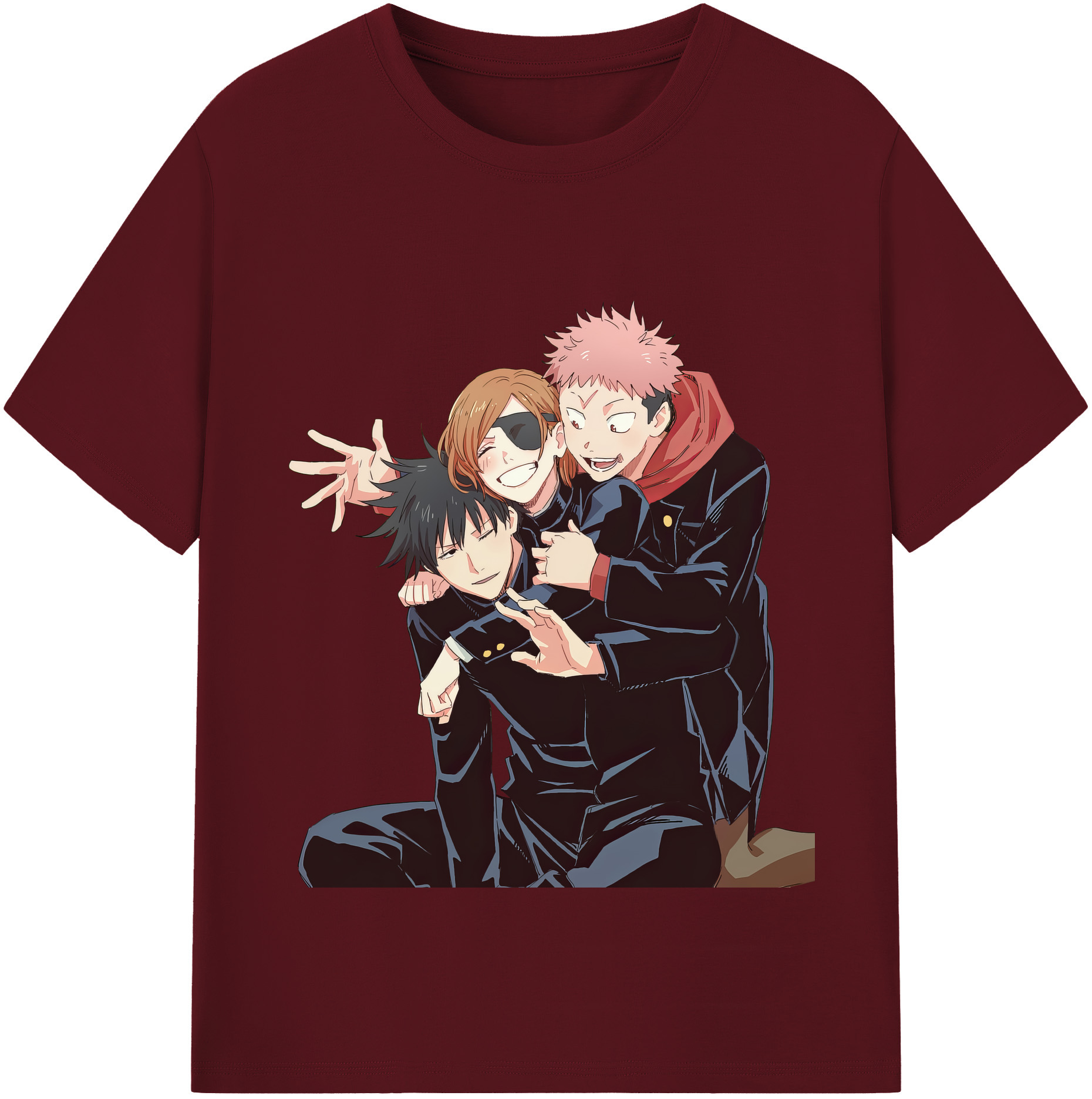（画像用） 呪術廻戦 Jujutsu Kaisen 綿100％半袖Tシャツ（フロントプリント）